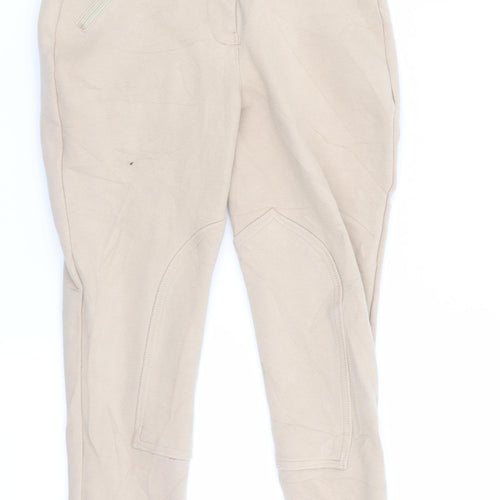 Crane Girls Beige   Jegging Trousers Size 9-10 Years - Jodhpurs