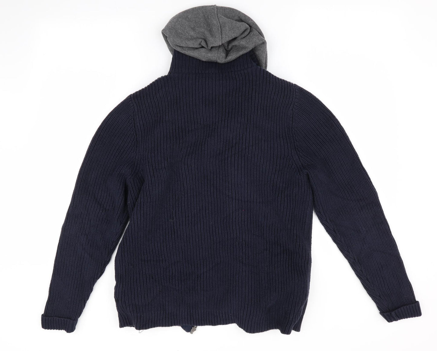 North Coast Mens Blue   Anorak Coatigan Size S  - Heavyweight