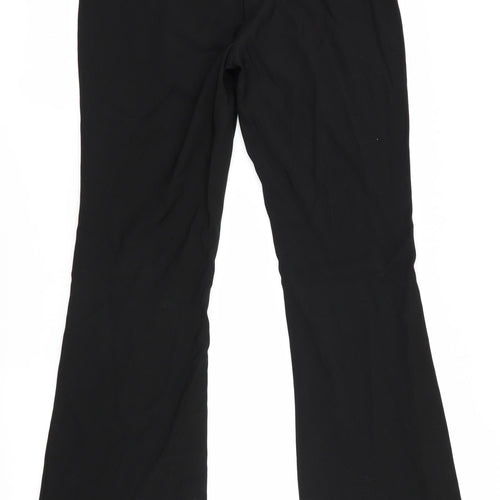 Studio Womens Black   Trousers   L32 in - Bootcut