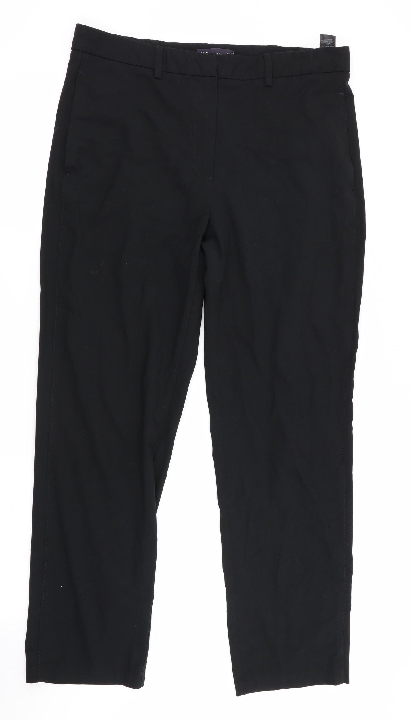 Marks and Spencer Womens Black   Trousers  Size 14 L29 in