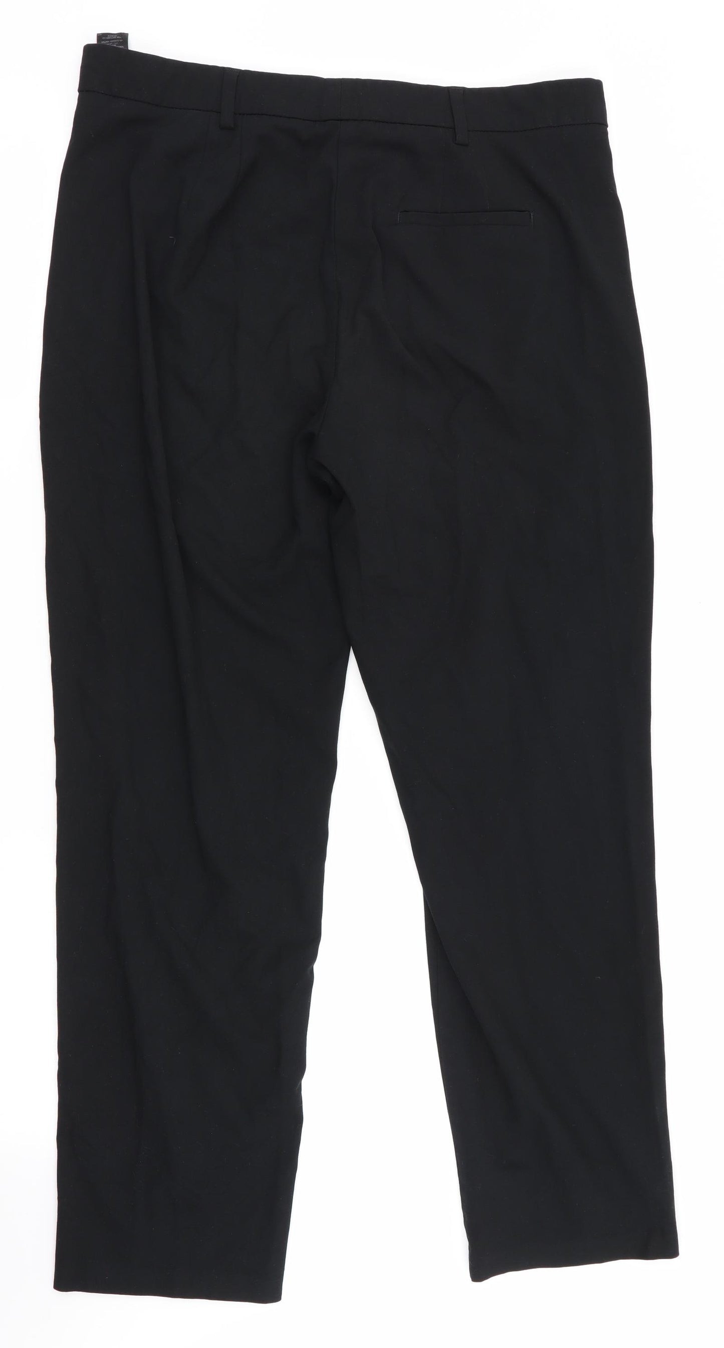 Marks and Spencer Womens Black   Trousers  Size 14 L29 in