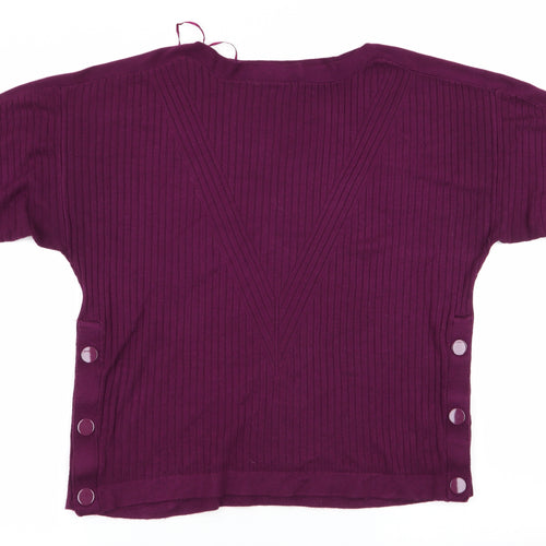 Marks and Spencer Womens Purple   Pullover Jumper Size M