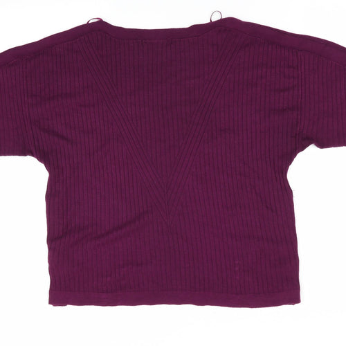 Marks and Spencer Womens Purple   Pullover Jumper Size M