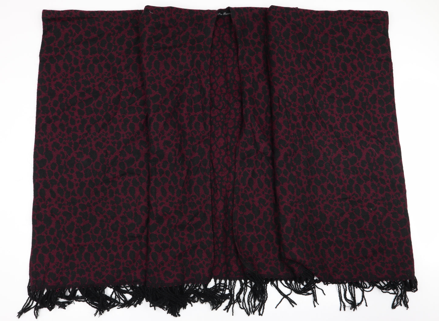 Pia Rossini Womens Purple Animal Print  Overcoat Poncho One Size  - Shawl Style Poncho