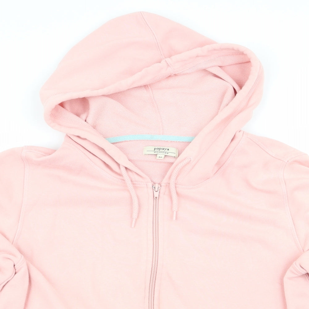 Papaya Womens    Full Zip Sweatshirt Size M  - Peach in Colour