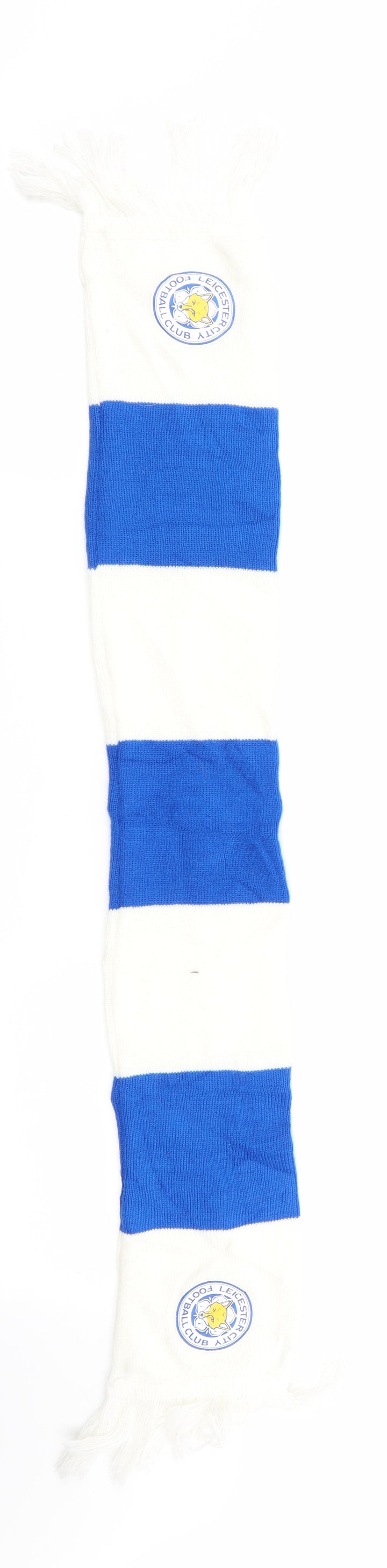 Preworn Boys Blue Striped Scarf One Size - Leicester City Football Club