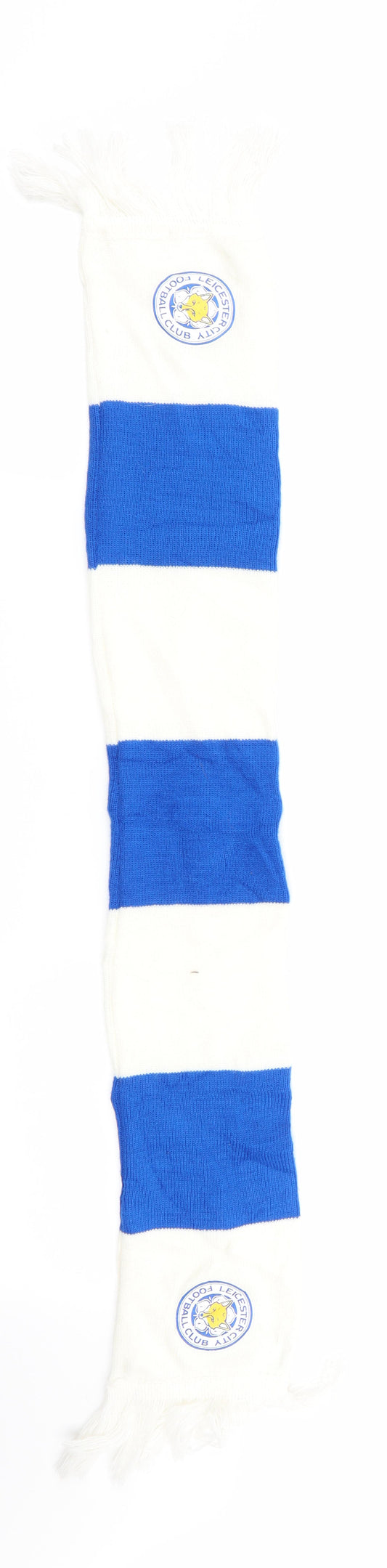 Preworn Boys Blue Striped  Scarf  One Size  - Leicester City Football Club