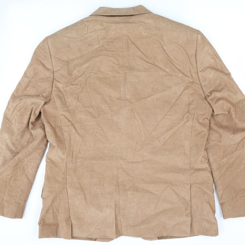 Austin Reed Mens Beige   Jacket Blazer Size L  - Cord Fabric