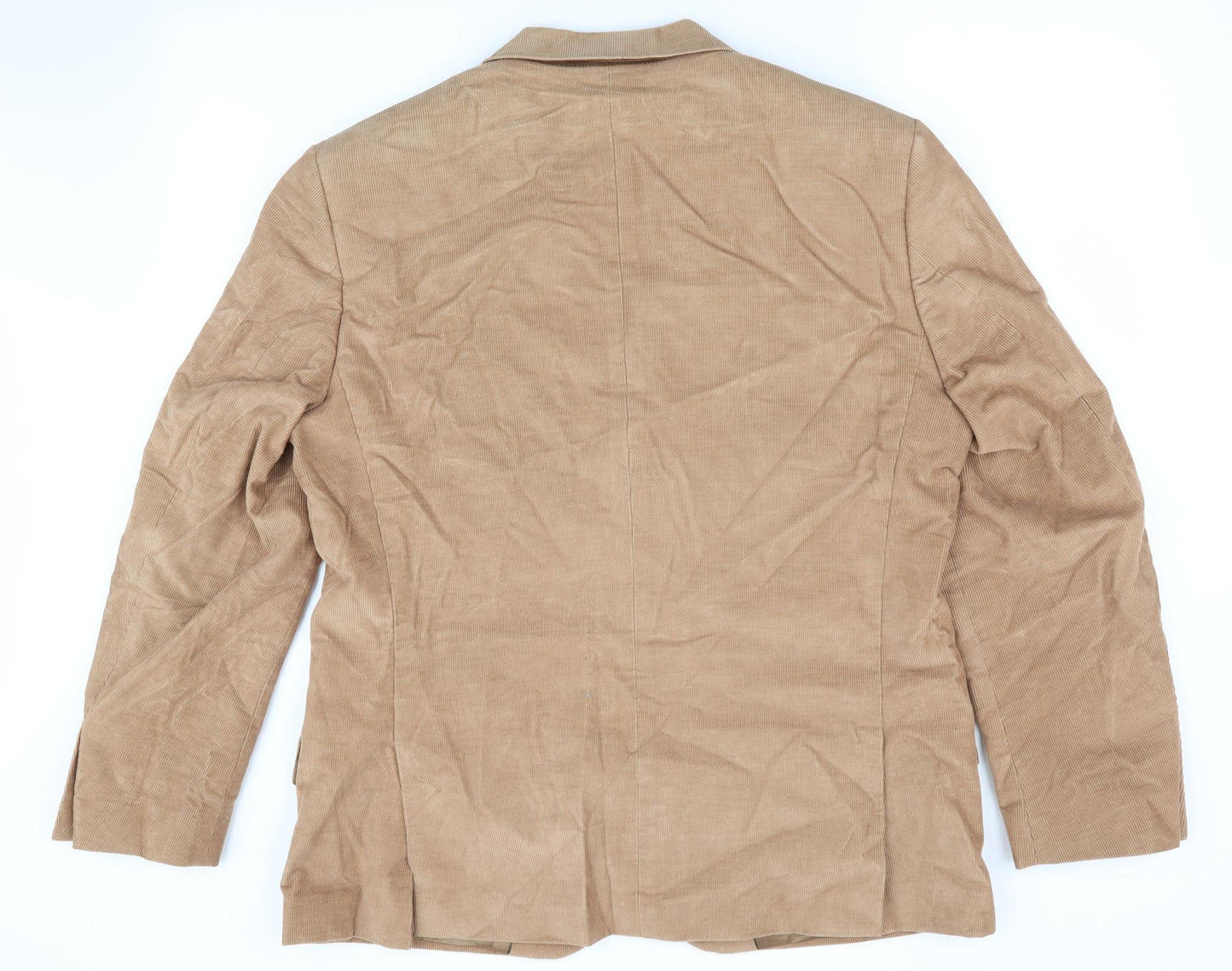 Austin Reed Mens Beige   Jacket Blazer Size L  - Cord Fabric