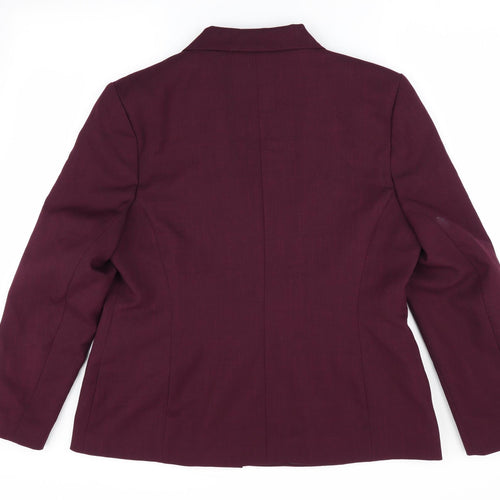Mackays Womens Purple   Jacket Suit Jacket Size 16