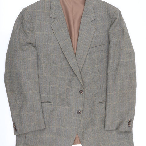 Grendale Mensware Mens Green Check  Jacket Blazer