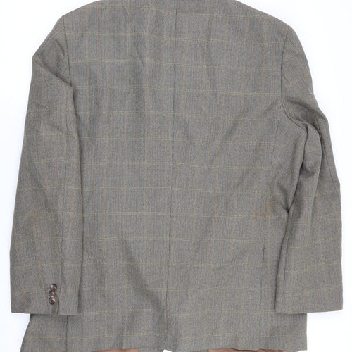Grendale Mensware Mens Green Check  Jacket Blazer