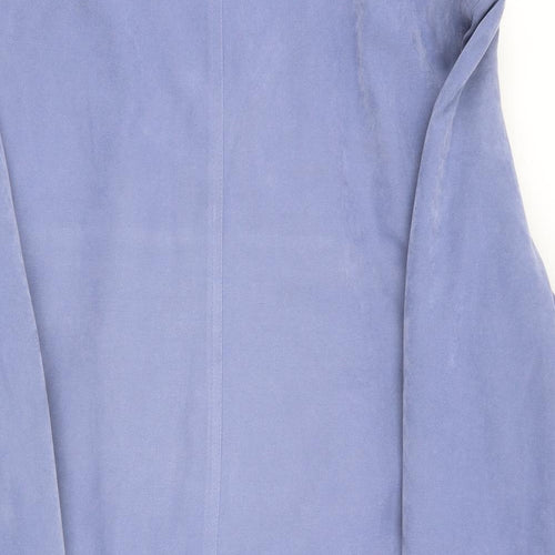 Preworn Womens Blue   Quilted Coat Size 20
