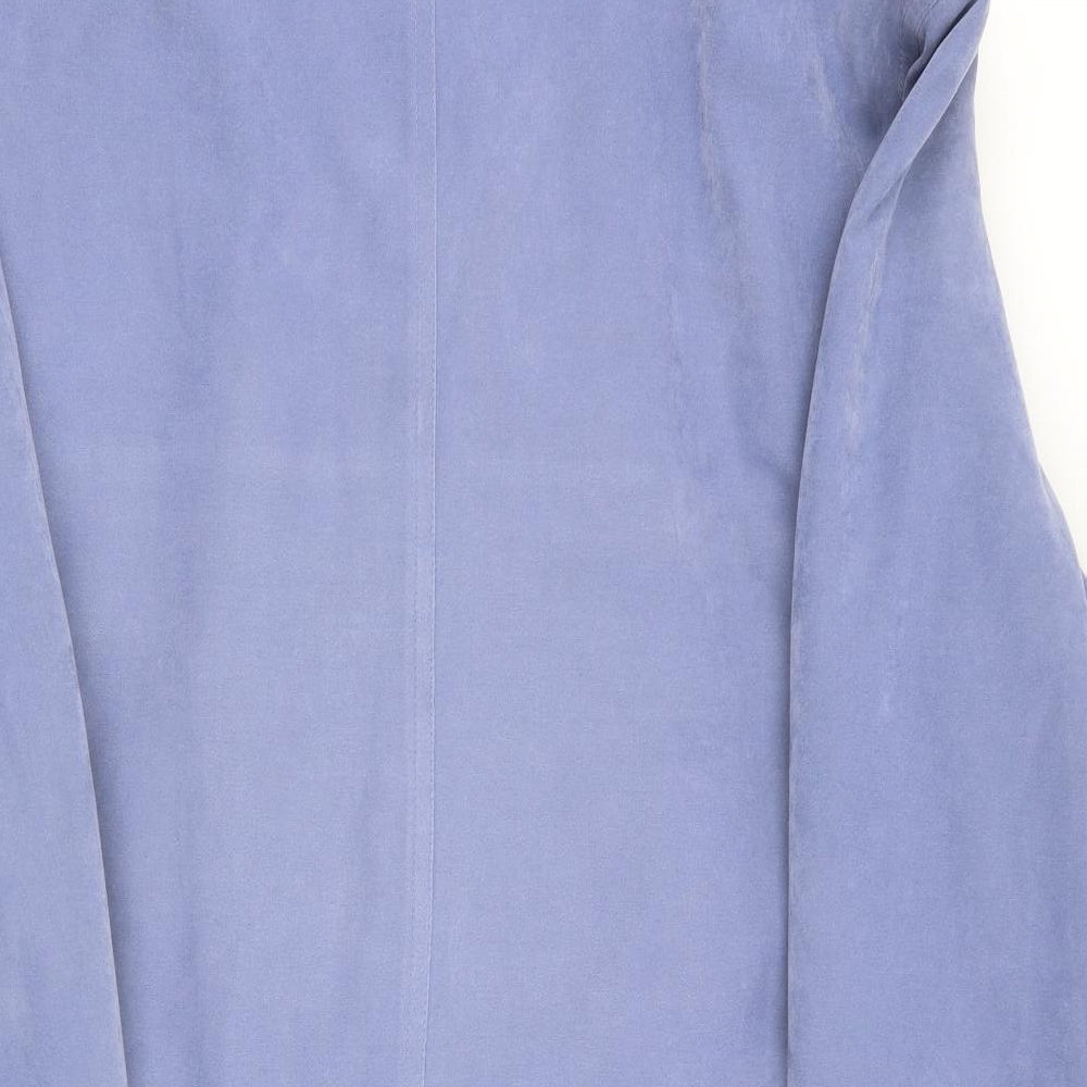Preworn Womens Blue   Quilted Coat Size 20