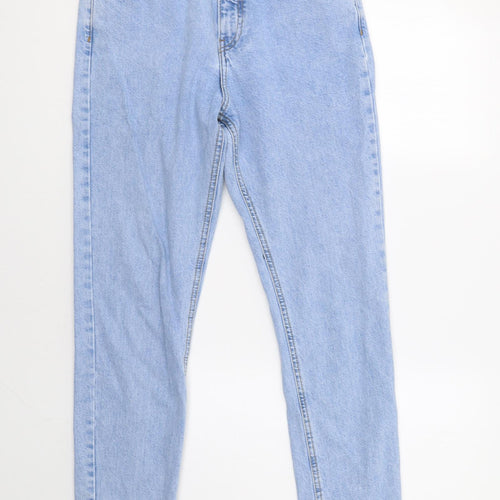 Denim Co. Womens Blue   Straight Jeans Size 10 L28 in