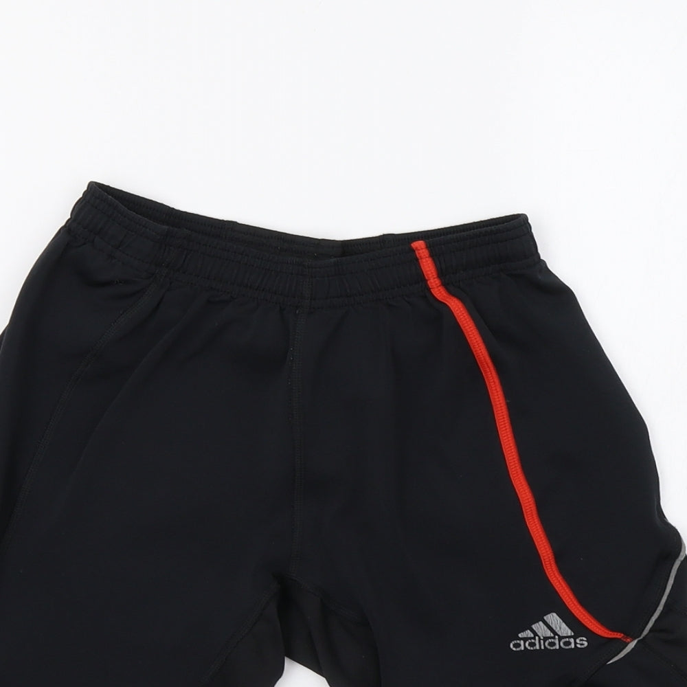 adidas Boys Black   Sweat Shorts Size 9-10 Years