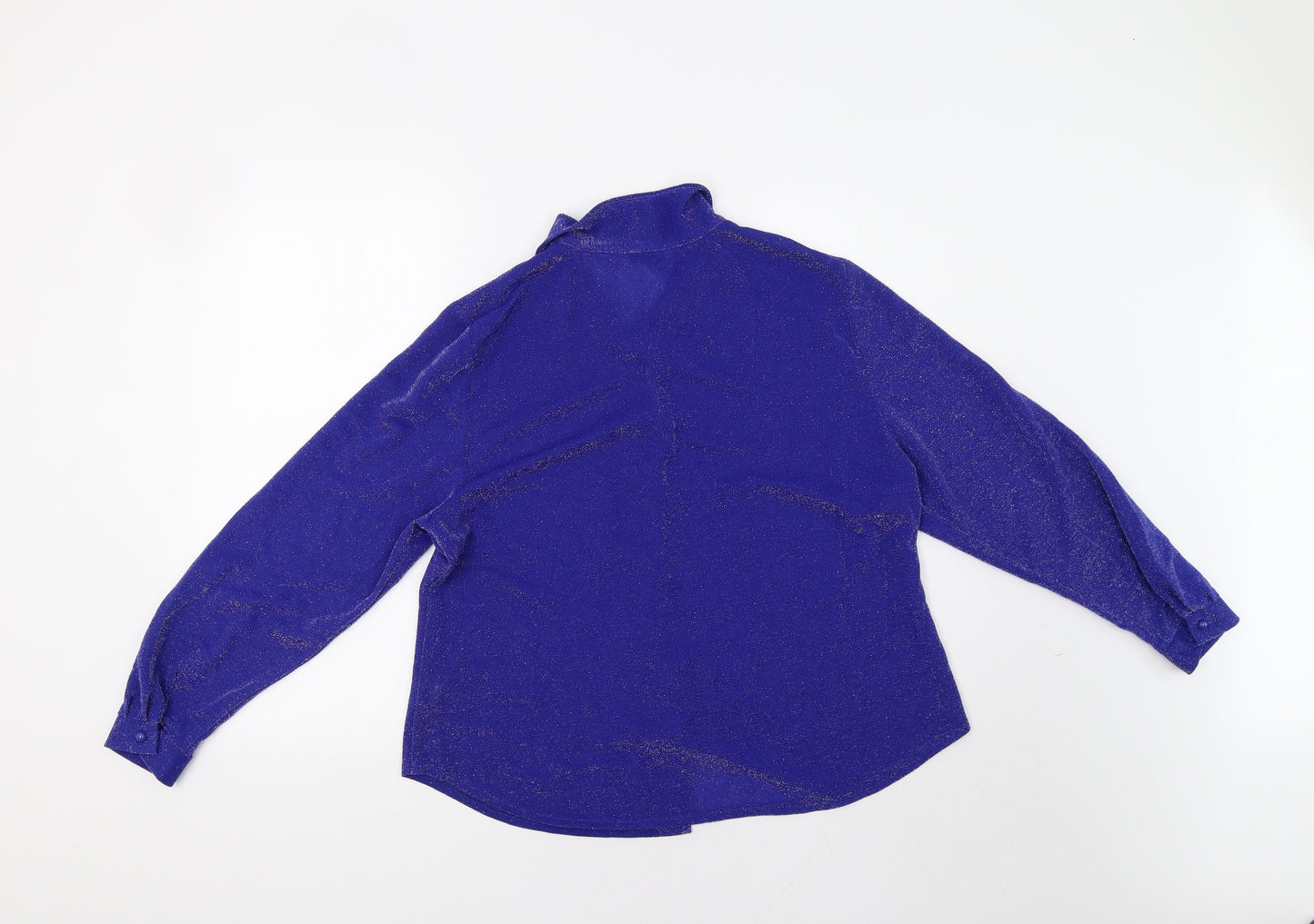 Berkertex Womens Blue   Basic Button-Up Size 18