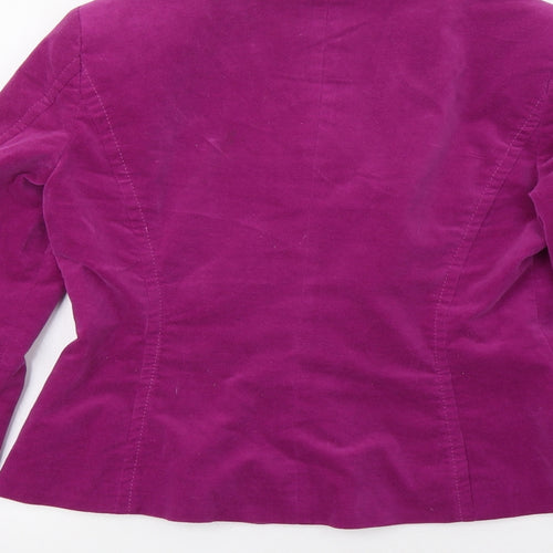 Lineaemme Womens Purple   Jacket Blazer Size 12