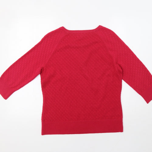 Per Una Womens Pink   Pullover Jumper Size 12