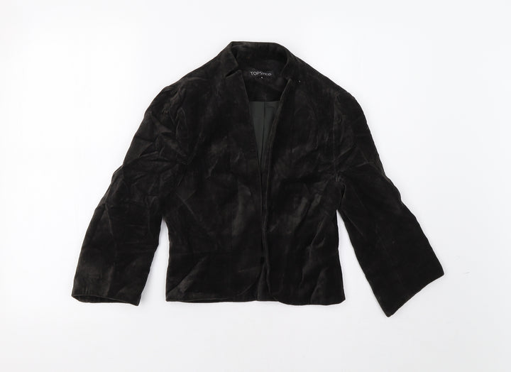 Topshop Womens Brown   Jacket Blazer Size 8