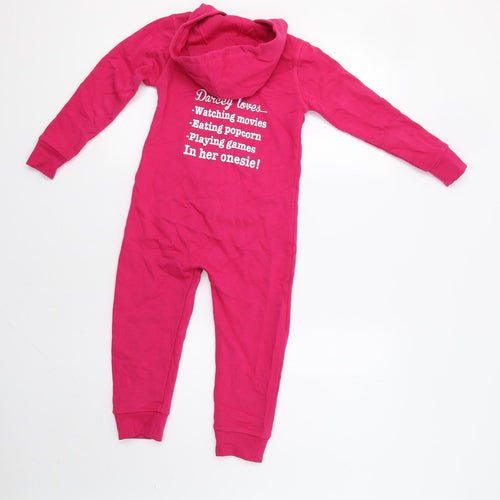 Sparks & Daughters Girls Pink    Bodysuit Size 3-4 Years  - Onesie