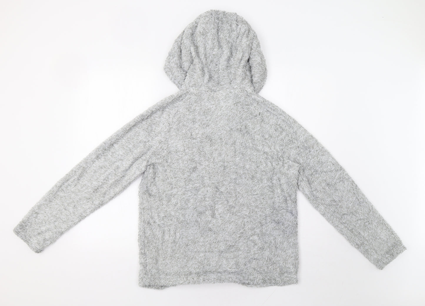 M&S Womens Grey   Pullover Hoodie Size 10  - Bear