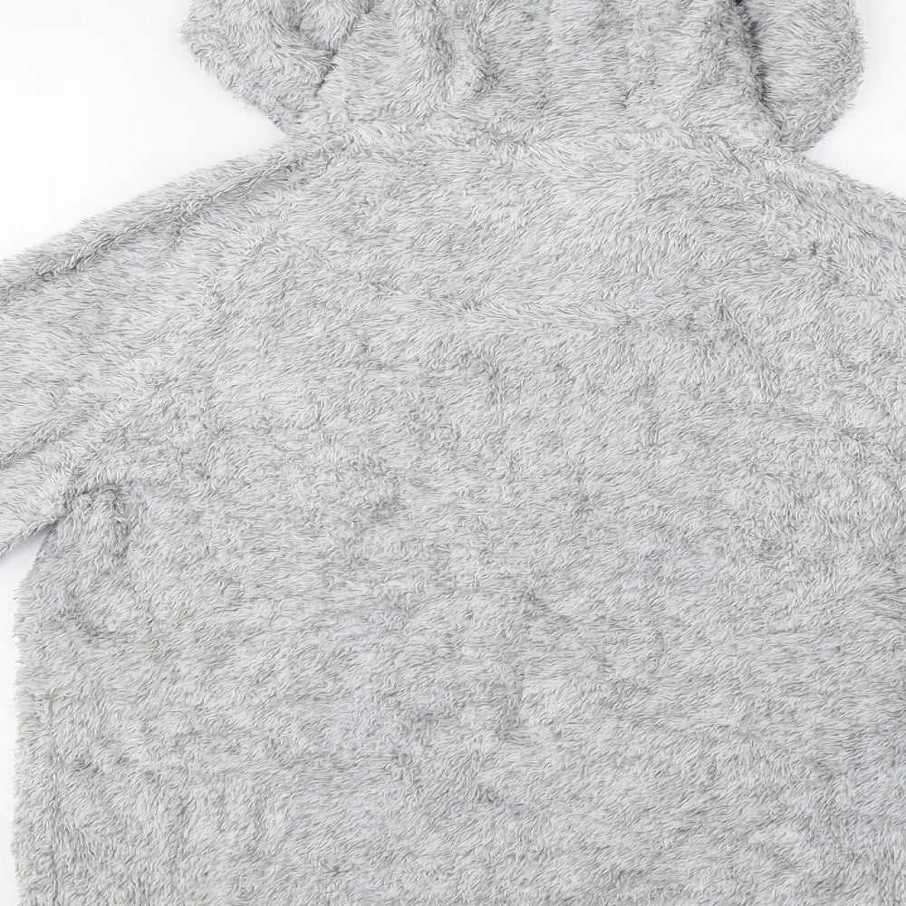 M&S Womens Grey   Pullover Hoodie Size 10  - Bear