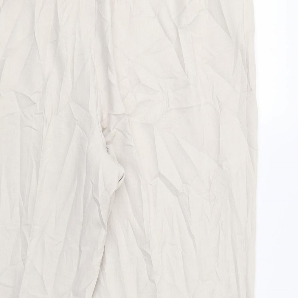 M&S Womens Beige   Trousers  Size 22