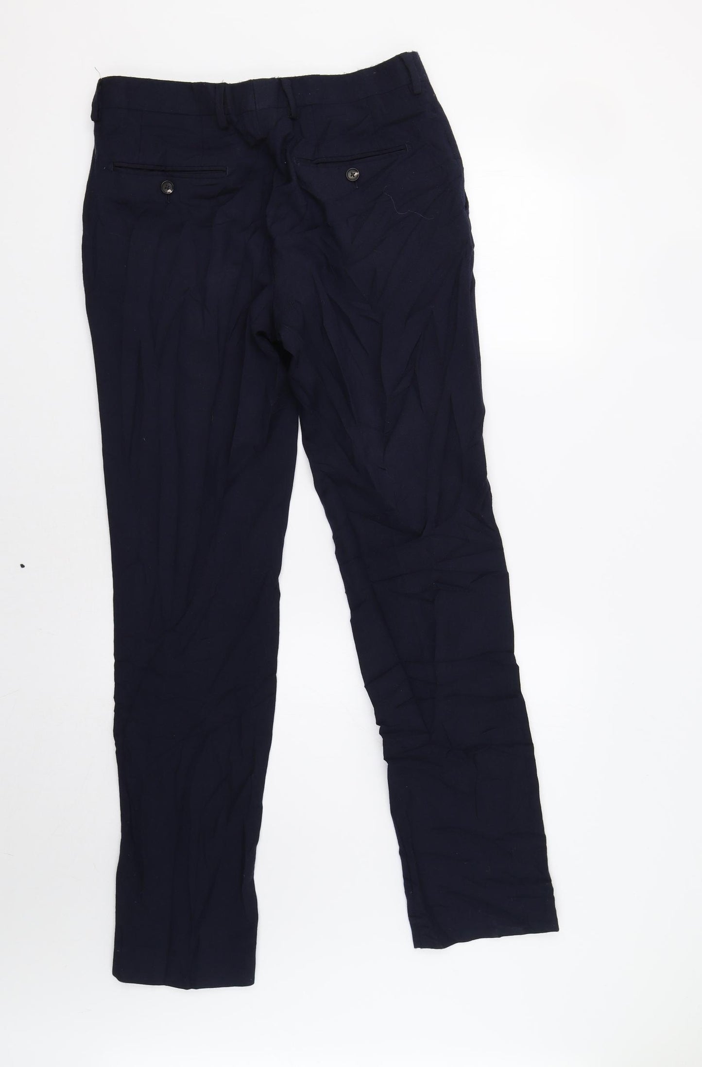 NEXT Mens Blue   Dress Pants Trousers Size 32 L33 in