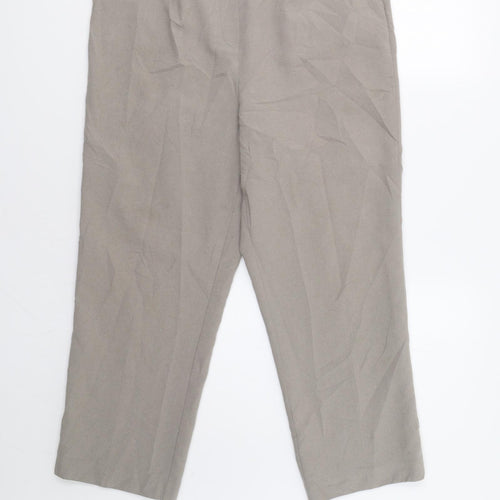 Bonmarch Womens Grey   Trousers  Size 14 L26 in
