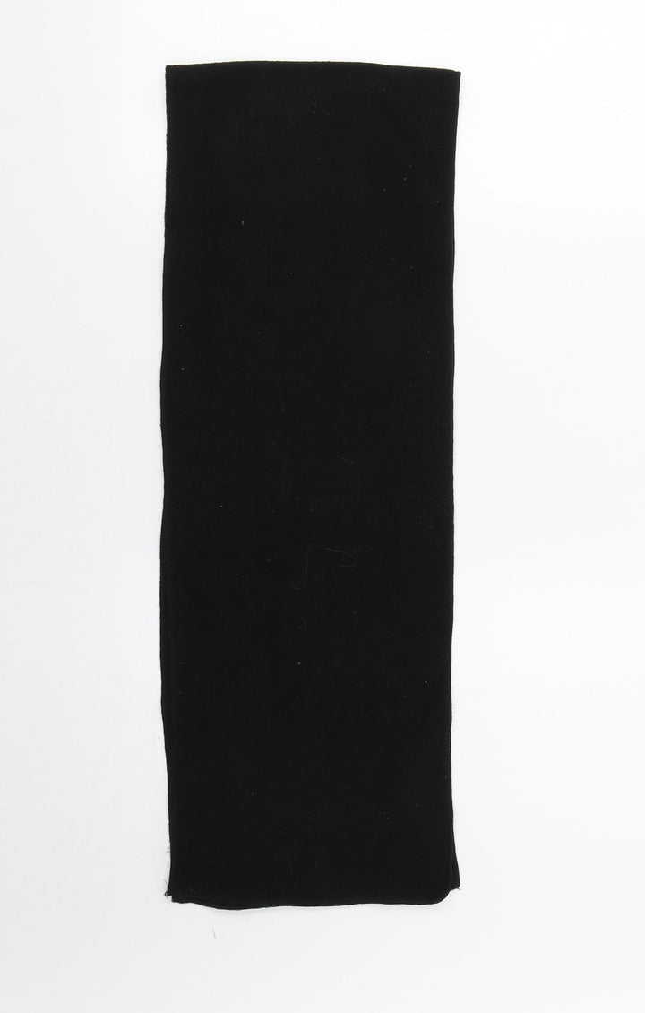 Preworn Unisex Black   Scarf  One Size