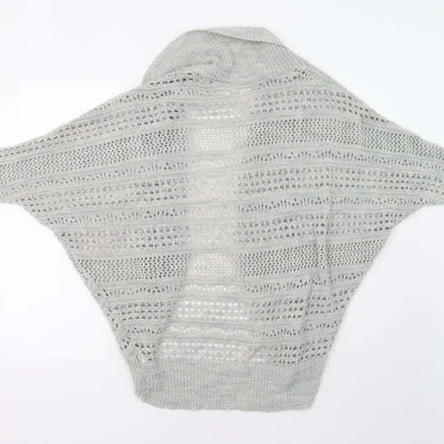 New Look Womens Grey   Cardigan Jumper Size M