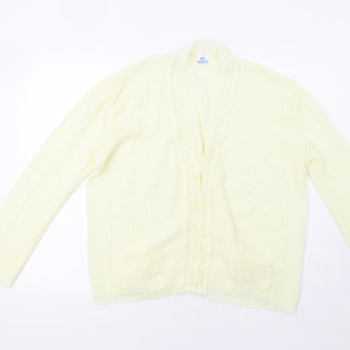 Preworn Womens Ivory   Cardigan Jumper Size L