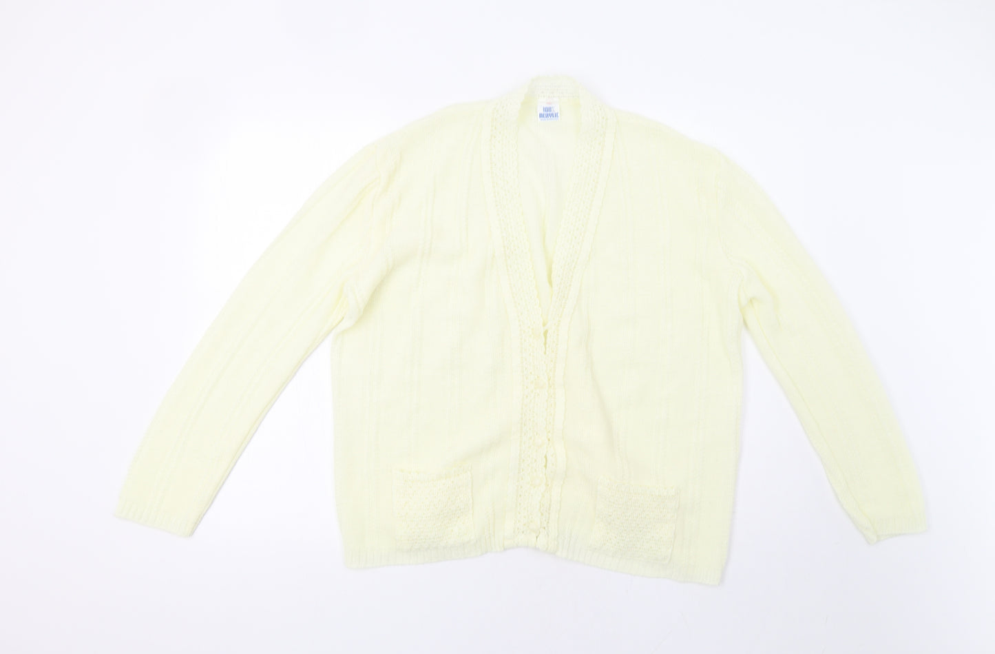 Preworn Womens Ivory   Cardigan Jumper Size L