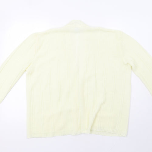 Preworn Womens Ivory   Cardigan Jumper Size L