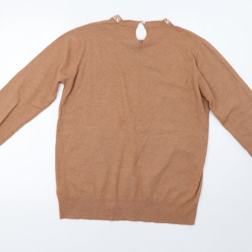Primark Womens Brown   Pullover Jumper Size L  - Em