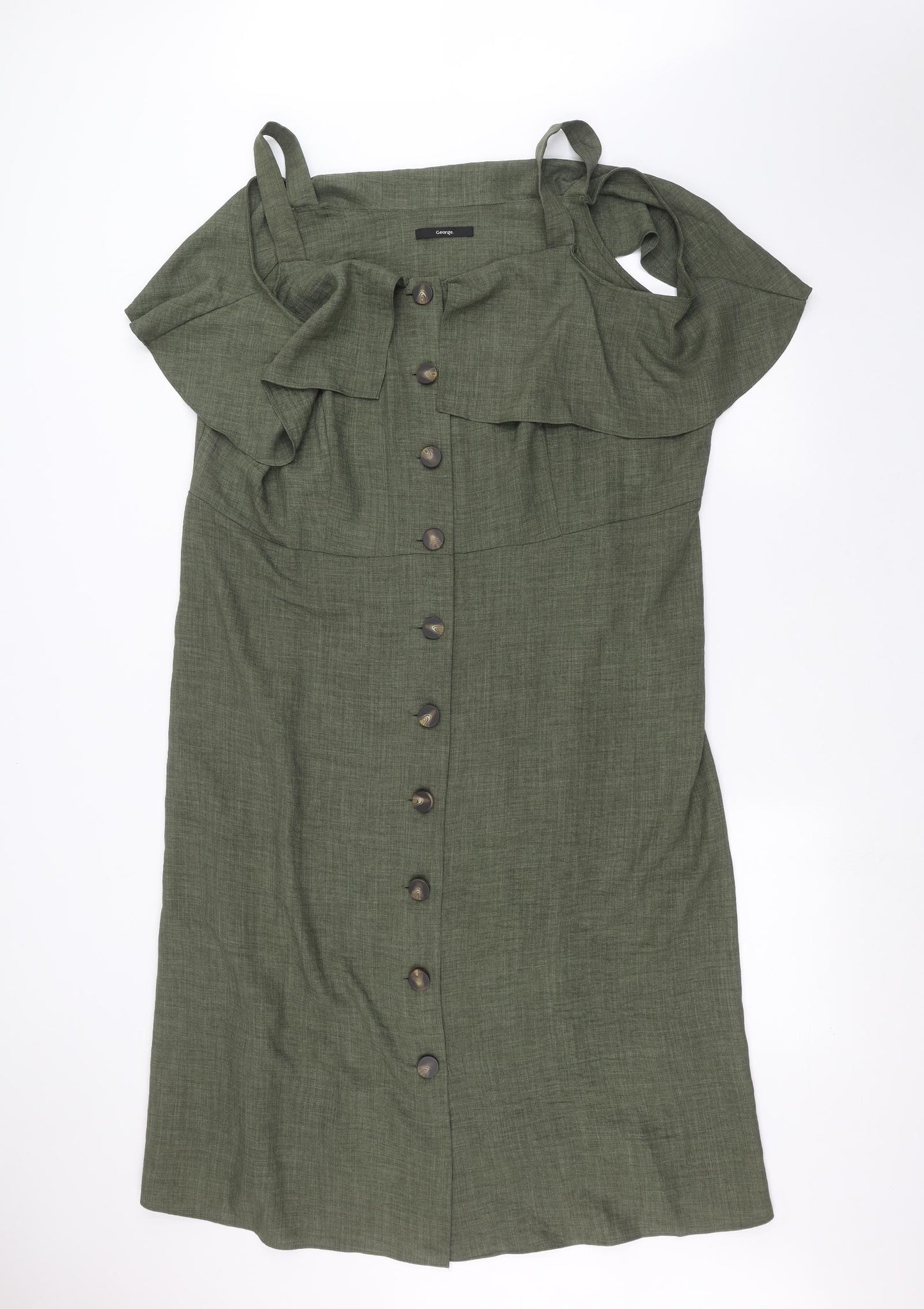 George Womens Green   A-Line  Size 22