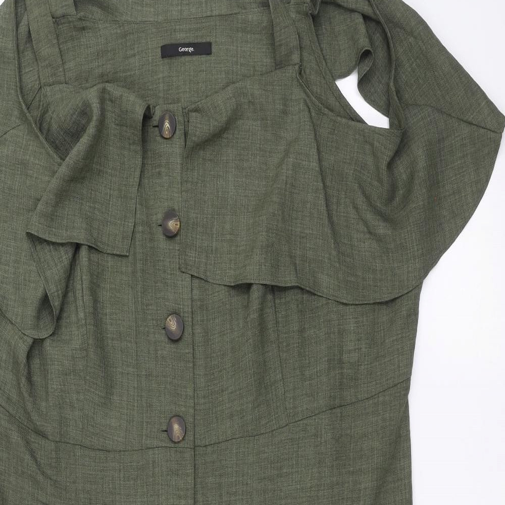 George Womens Green   A-Line  Size 22
