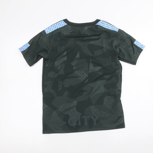 Nike Boys Green   Basic T-Shirt Size 12-13 Years  - Manchester City Football Club