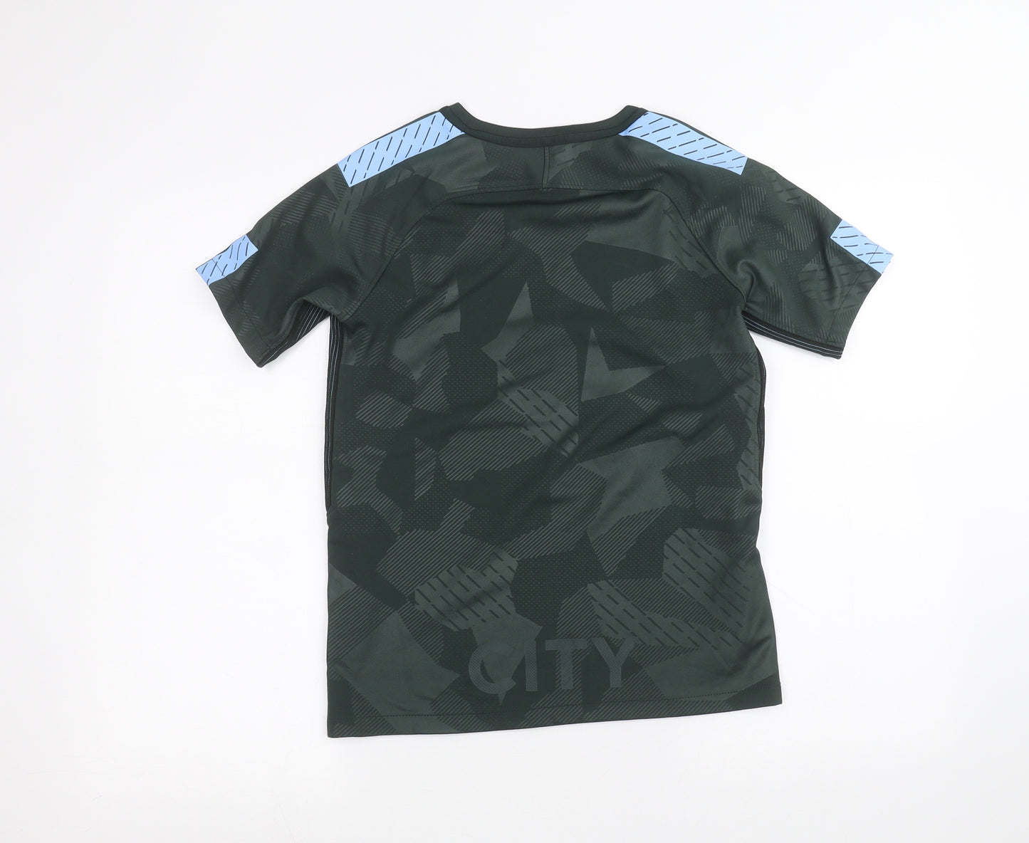 Nike Boys Green   Basic T-Shirt Size 12-13 Years  - Manchester City Football Club