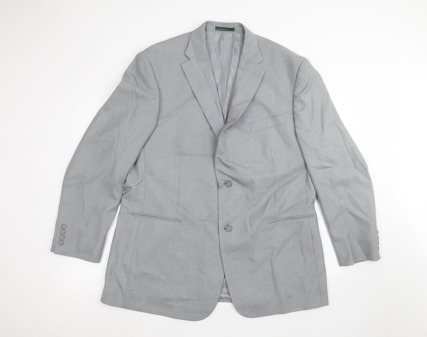 GREENWOODS Mens Grey   Jacket Suit Jacket Size 46