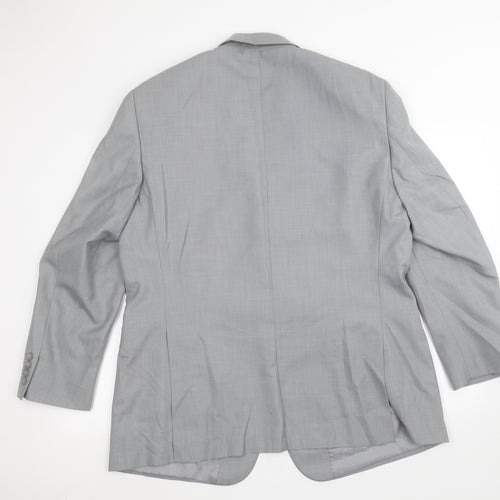 GREENWOODS Mens Grey   Jacket Suit Jacket Size 46