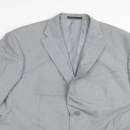GREENWOODS Mens Grey   Jacket Suit Jacket Size 46