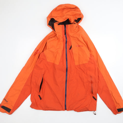 MUSTO Mens Orange   Rain Coat Coat Size L