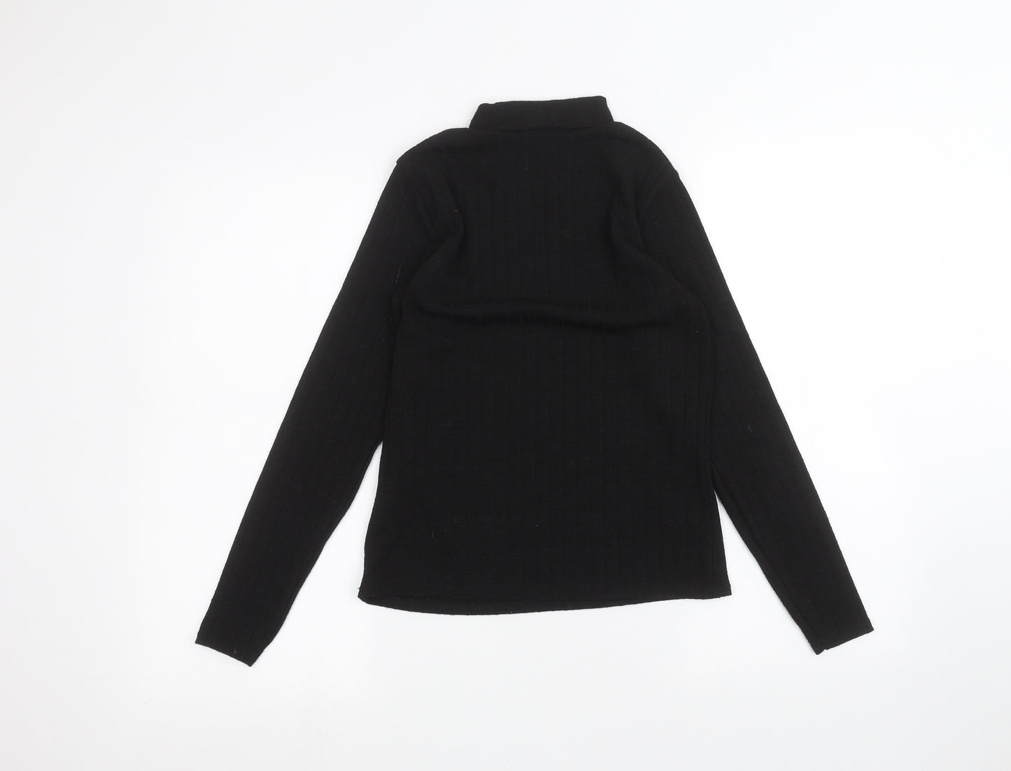 Nutmeg Womens Black   Basic T-Shirt Size 8