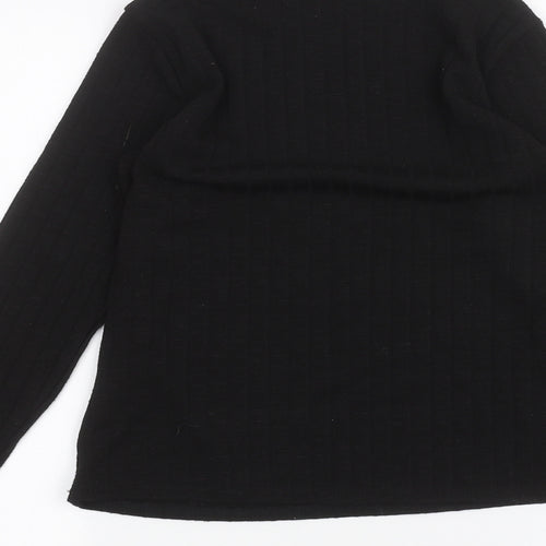 Nutmeg Womens Black   Basic T-Shirt Size 8