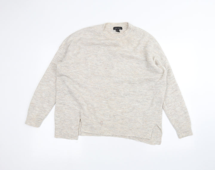 New Look Womens Beige Pullover Jumper Size M