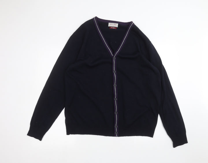 TU Womens Blue Cardigan Jumper Size XL