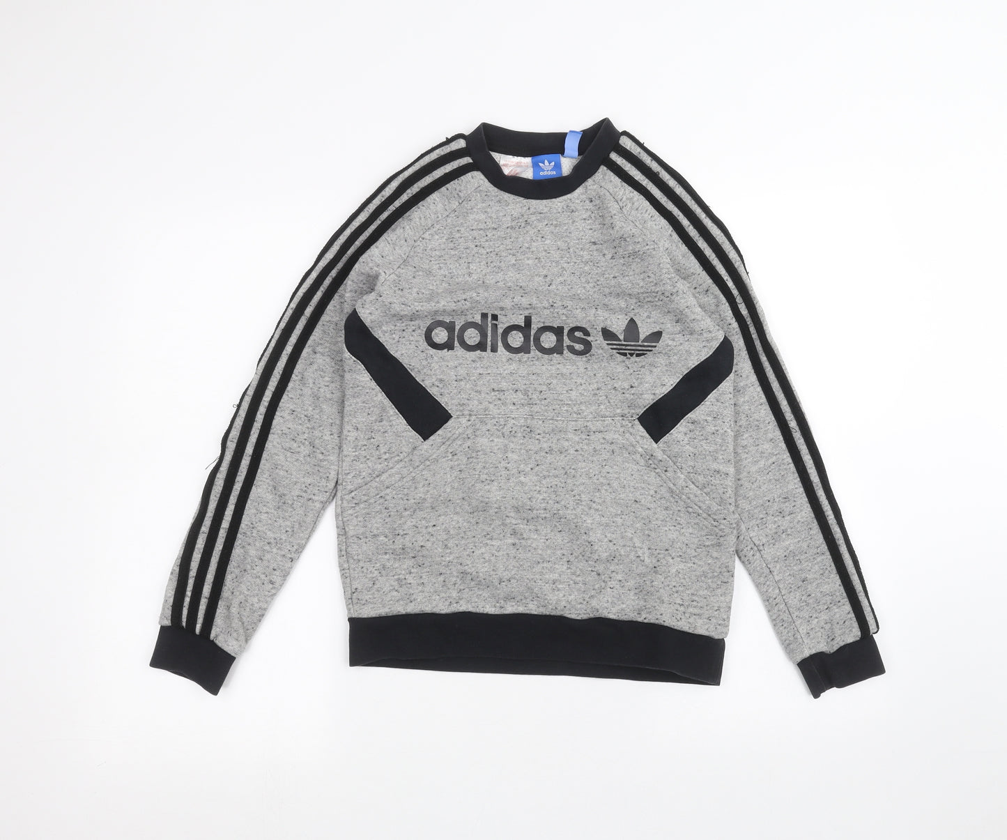 adidas Boys Grey   Pullover Jumper Size 11-12 Years