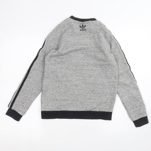 adidas Boys Grey   Pullover Jumper Size 11-12 Years